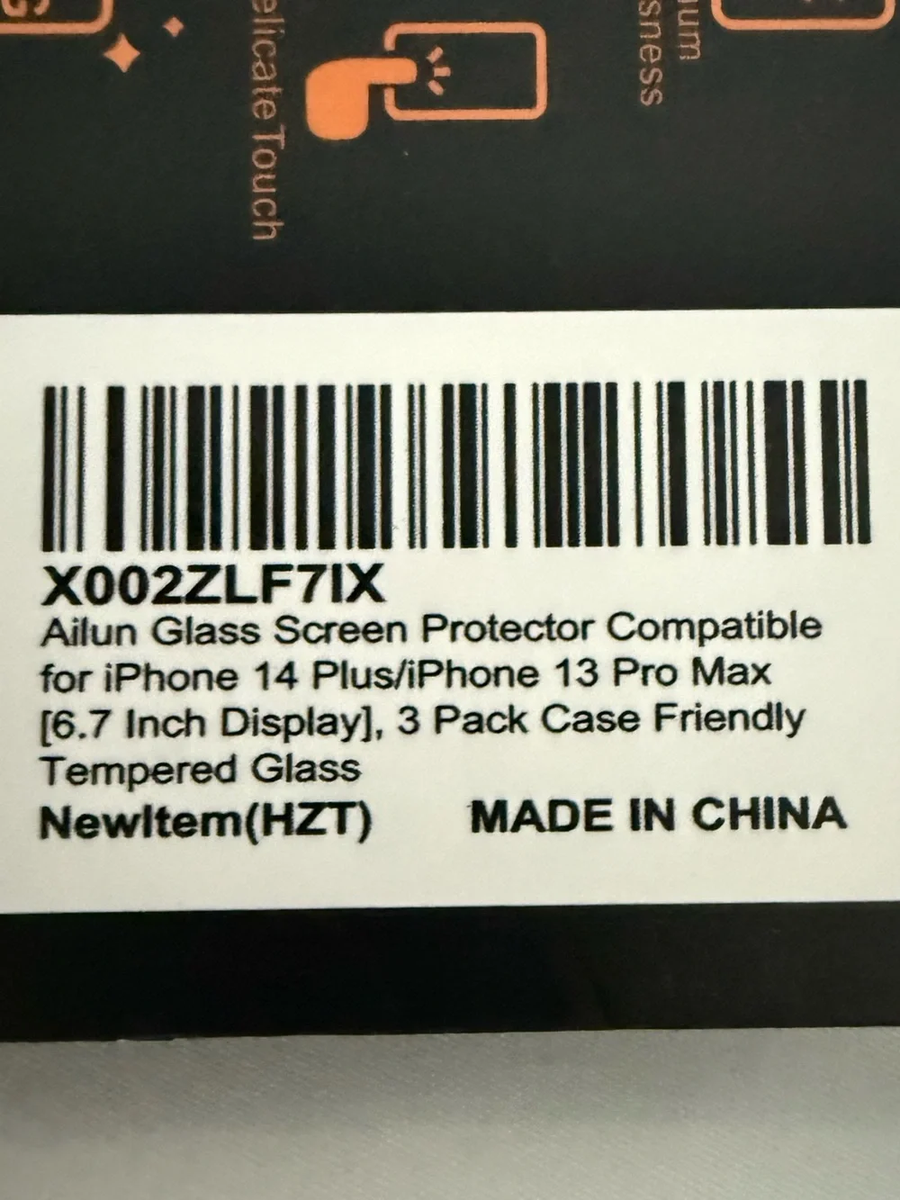 Ailun Privacy Protection Screen iPhone 14 Plus and 13 Pro Max